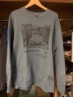 ユニクロ　UT Pokémon カビゴン　スウェット　XL 青系　2025aw