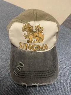 SINGHA キャップ ダメージ加工