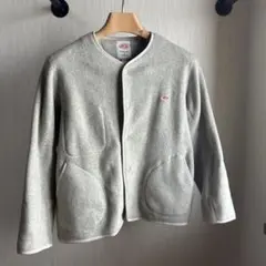 DANTON ダントン ノーカラー フリース ジャケット 36