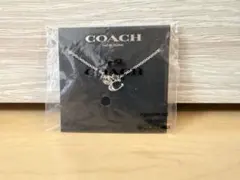 COACH (コーチ)スターリングシルバー ダブルチャームネックレス - メルカリ