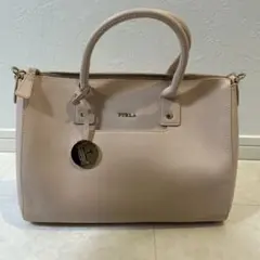 FURLA ピンク　ハンドバッグ　ショルダーバッグ