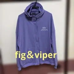 fig＆viper bigワッフルフーディ　パープルのサムネイル