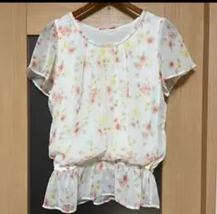 GLACIER 花柄 半袖 トップス M〜L