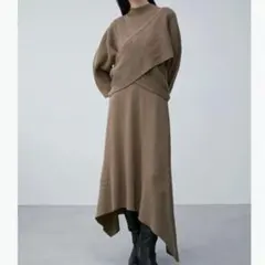 【11/24迄値下げ】AZUL ワンピース セットアップ ニットワンピース