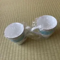 ノリタケ　ハミングブルー マグカップペア