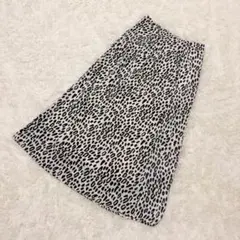 MERCURYDUO レオパード柄 ロングスカート 上品 フェミニン
