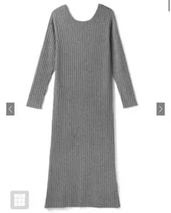グレイル前後2Wayストレートリブニットワンピース[mb1317]