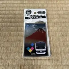E257系 ICカードケース パスケース 富士山デザイン タッチアンドゴー