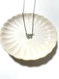 蝶モチーフ ネックレス シルバー