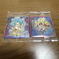 ドラゴンボール 超戦士シールウエハース超 超絶感謝の十周年 2種