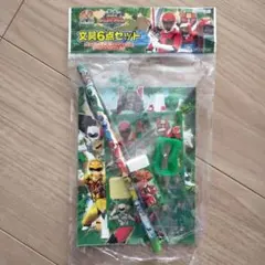 動物戦隊ジュウオウジャー 文具セット　鉛筆　定規　消しゴム　ノート