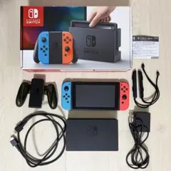 Nintendo Switch 本体 青/赤充電器以外フルセットカセットマイクラ