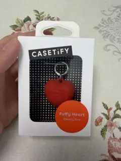 CASSETiFY Puffy Heart ストラップ チェリーレッド