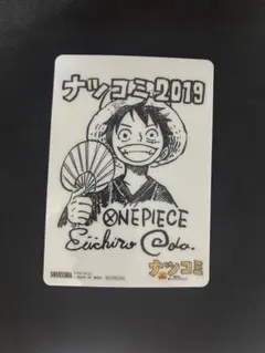 ONEPIECE ワンピース ナツコミ 2019 フェア サイン色紙風ミニ下敷き