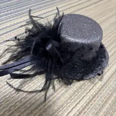 グリッター黒ミニハット