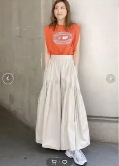 【美品】Ungrid ギャザーデザインスカート