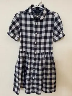 ポロラルフローレン　チェックワンピース　美品　110センチ