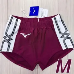 ミズノ　女子陸上レーシングショーツ　Lサイズ　パープル×サックスブルー　新品 ミズノ 女子陸上レーシングショーツ Lサイズ パープル×サックス