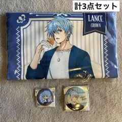 【ランス・クラウン】マッシュル 描き下ろしフェイスタオル＆缶バッジ （計3点）