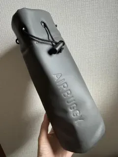 【新品未使用】AIRBUGGY エアバギー 合皮ドリンクホルダー（グレー）のサムネイル