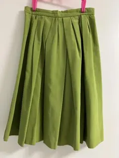 【美品】Apuweiser-riche グリーン プリーツスカート サイズ1