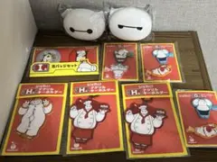 ベイマックス Happyくじ グッズセット キーホルダー 缶バッジ Disney