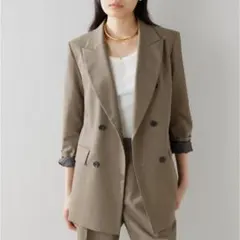 美品 Whim Gazette ウィムガゼット 24SS TRダブルジャケット