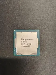 Intel Core i7-7700K 4.20GHz CPU 本体