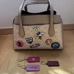 COACH ディズニー　ミッキー　ショルダーバッグ