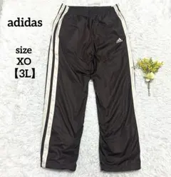 希少 アディダス 00's スリーライン　ワイド　ジャージパンツ 大きいサイズ