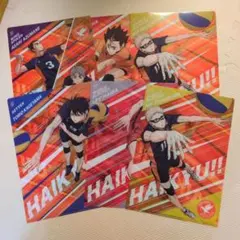 ハイキュー!! ゴミ捨て場の決戦クリアファイル 6枚セット