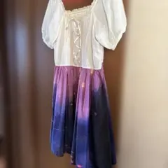 アクシーズファム✖️ラプンツェル　半袖ワンピース