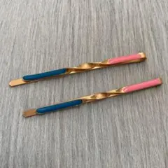 配色デザイン　うねりのニュアンスデザインヘアピンセット