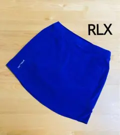 RLX GOLF インナーパンツ一体型スカート　ストレッチ　ブルー