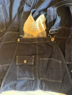 JOHNBULL ダークブルー デニムオーバーオール ビンテージ ユニセックス