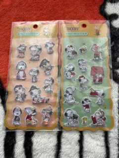 スヌーピー ウォーターシール 2セット