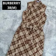 Burberryノースリーブ ワンピース ノバチェック ベルテット - メルカリ