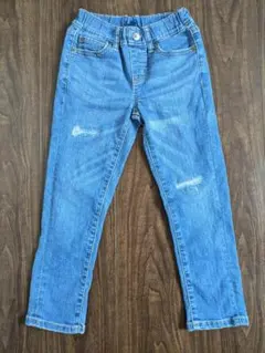 ユニクロ　ダメージ加工ジーンズ　110