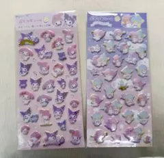 サンリオ ぷくっとシール リトルツインスターズ / マイメロ&クロミ シール