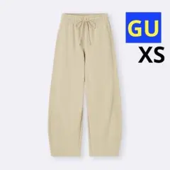 新品　GU ジーユー　スウェットバレルレッグパンツ XS