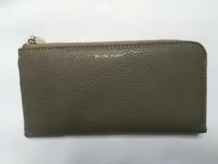 B308 NATURAL BEAUTY 長財布 チャコールグレー L字ファスナーのサムネイル