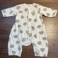 キリン柄のロンパース