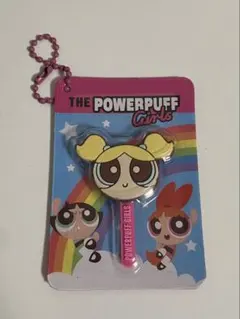 パワーパフガールズ バブルス キーホルダー 棒付きフェイスチャーム
