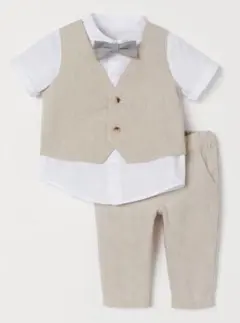 新品未使用＊H＆Mベビー服フォーマル タイ付きセットアップ80cmバラ売り不可