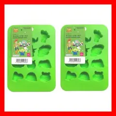 2個 シリコーンチョコレートモールド トイストーリー ダイソー DAISO 型抜