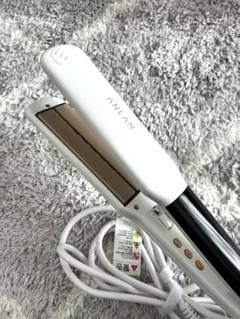 ANLAN ストレートアイロン 36mm ヘアアイロン ホワイト