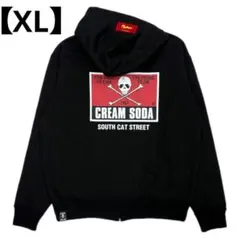 めぇ　クリームソーダ　HUG ジップアップ　パーカー　スカル　ドクロ めぇ様専用 クリームソーダ HUG ジップアップ パーカー スカル ドクロ