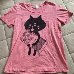 ネネット Tシャツ ピンク 猫のサムネイル