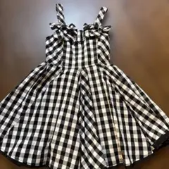 Mezzo Piano ノースリーブ ワンピース 110cm ギンガムチェック