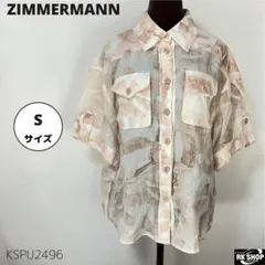 ZIMMERMANN ジマーマン リネンシャツ 半袖 ボタニカル柄 アロハ - メルカリ